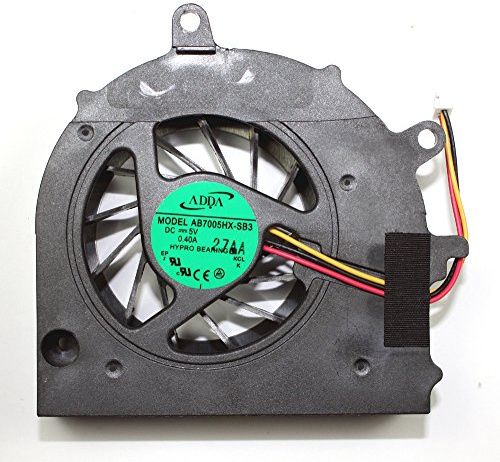 Power4Laptops Discrete Video Card Version Replacement Laptop Fan For Intel Processors Compatible With Toshiba Satellite A500-1GL
