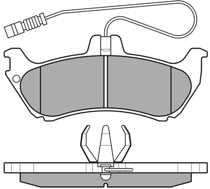 Meyle 025 231 9017/W Brake Pad Set, disc brake
