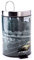 MSV 100458 Poubelle Imprimé New York Inox/Polypropylène 3 L