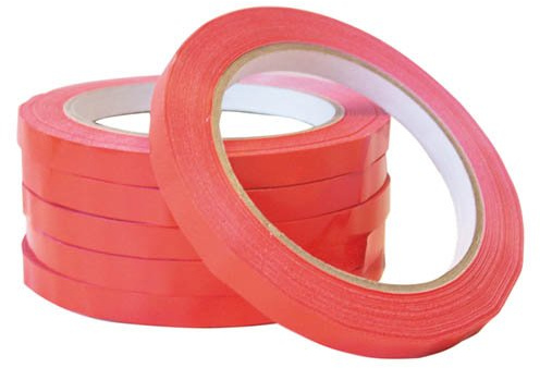 Bag Sealing Machine Tape - Red - 9mm - 6 Pack