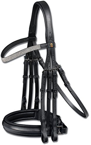 (AL) Kandare S-Line Brighton, schwed., schwarz, WB