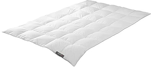 Badenia Trendline Princess Feder-/Daunendecke, Baumwolle, weiß, 135 x 200 x 5 cm