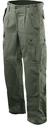 LEO KÖHLER Moleskin Kommando Hose Gewaschen, 13/102, Oliv