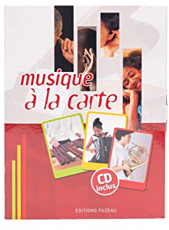 FUZEAU - 9745 - Coffret complet Musique à la carte - Livret + 36 cartes - Découvrir les instruments - Associer l'image au son - Dès 6 ans
