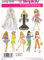 Simplicity Schnittmuster 4719 Kleiderschrank Outfits für 11 1/5,1 cm Fashion Puppe wie Barbie
