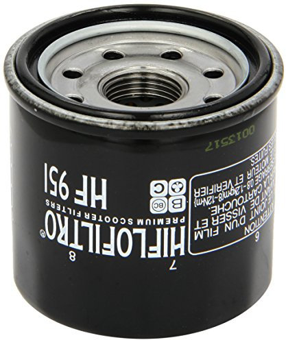 Filtro Olio Hiflofiltro HF951, Black