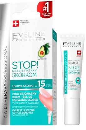 Eveline Cosmetics Nail Thérapie Préparation professionnelle professionnelle pour l'élimination de la peau des ongles, 12 ml