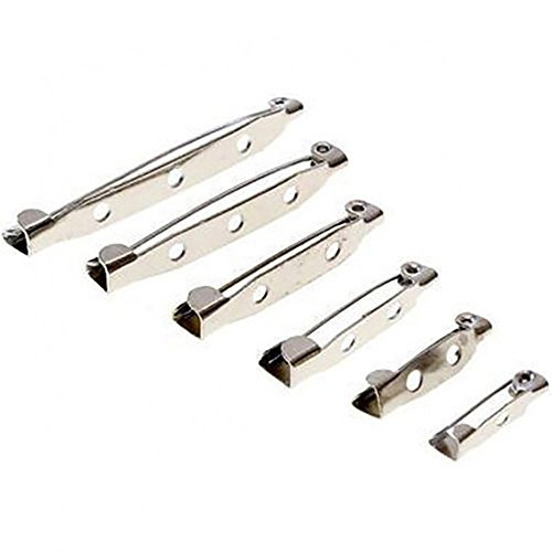 Accessoires création Broche épingle création Bijoux 15mm 10 pièces Gris
