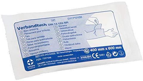 Verbandtuch steril DIN 13152-BR