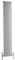 Milano Windsor - Traditional Victorian 6 x 2 Vertical Designer Column Radiator - Cast Iron Style White - 1500mm x 290mm