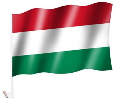 Autoflagge/Autofahne Ungarn (ohne Wappen)