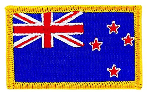 Aufnäher zum Aufbügeln, bestickt mit der Flagge von Neuseeland, zum Aufbügeln