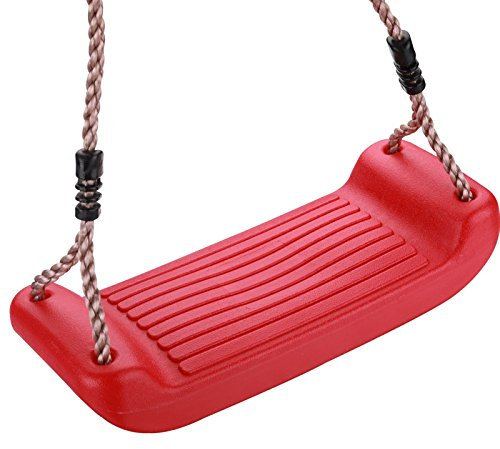 LoggyLand Asiento del Columpio Hecho de soplado de plástico Rojo