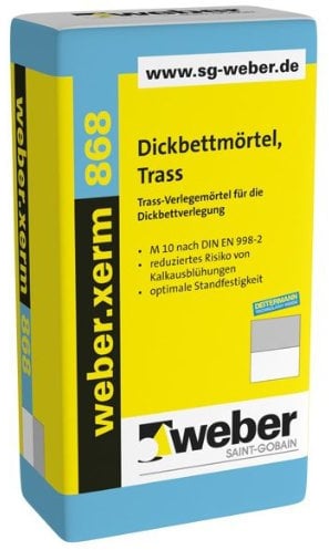 weber. xerm 868, 25 kg – dickbett Mortero, trass