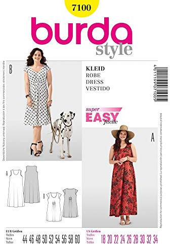 Burda Schnittmuster Sommerkleid, A-Linie
