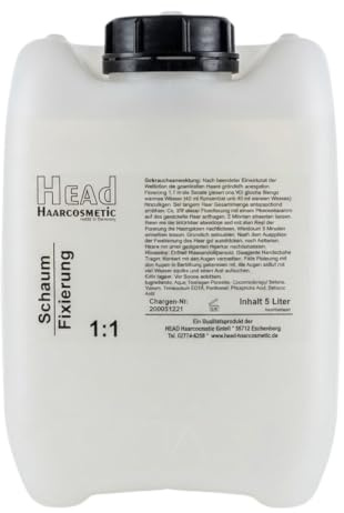MiTo Schaumfixierung Dauerwelle 5 L | Professioneller Fixierer mit 1:1 Mischverhältnis | Neutralisator mit Panthenol | Dauerwellen Fixierung für elastische Locken | Salonqualität
