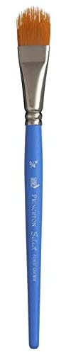Princeton Select Artiste, Mixed-Media Brushes for Acrylic, Oil, Watercolor Series 3750 Filbert Grainer Synthetic, Size 3/4 Inch