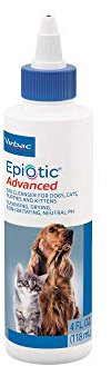 Virbac Epi-otic Ohrenreiniger für Katzen und Hunde, 125 ml