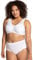Ulla Popken Damen Entlastungs-bh, Ohne Bügel, Strassanhänger, Cup C G T-Shirts, Weiß, 105D EU