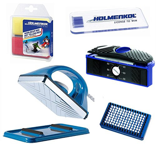 Holmenkol Skiwax Set Skiwachs Worldcup Starter Set Semi Edger 5teilig