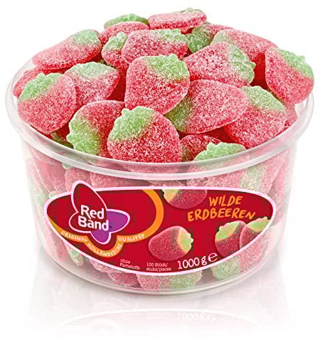 Red Band Wilde Erdbeeren Dose | Fruchtgummi, 1000 g