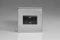 Varilight XDSFIBS Fan Isolator Switch Black Brushed Steel