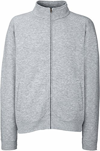 Fruit of the Loom Herren Sweatshirt, Grau - Grey (Heather Grey), XL