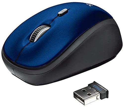 Trust Yvi Wireless MINI Mouse ottico, blu