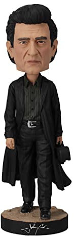 Royal Bobbles Johnny Cash Bobblehead, Premium Polyresin Lifelike Figure, Unique Serial Number, Exquisite Detail