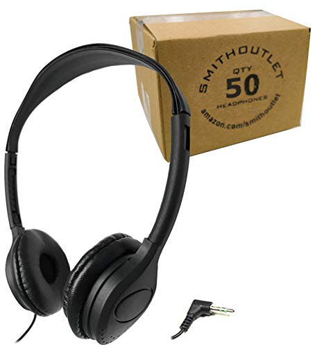 SmithOutlet 50 Stück über den Kopf geringe Kosten Kopfhörer in Bulk