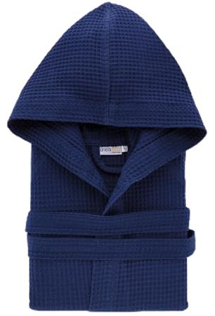 Linea oro Accappatoio, Blu Navy, L