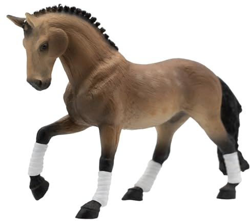 Bullyland 62658 - Spielfigur Trakehner Wallach, ca. 15,5 cm, detailgetreu, PVC-frei, ideal als kleines Geschenk für Kinder ab 3 Jahren