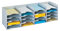 PAPERFLOW Sortierstation Formularbox, 20 Fächer, lichtgrau
