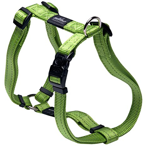 Rogz Fanbelt Harness Reflective, 20 mm, Lime Green