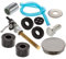 SET Zubehör, Anbauteile zum Kraftstofftank S51, S70 - Tankdeckel, Benzinhahn, Lagergummis, Kleinteile