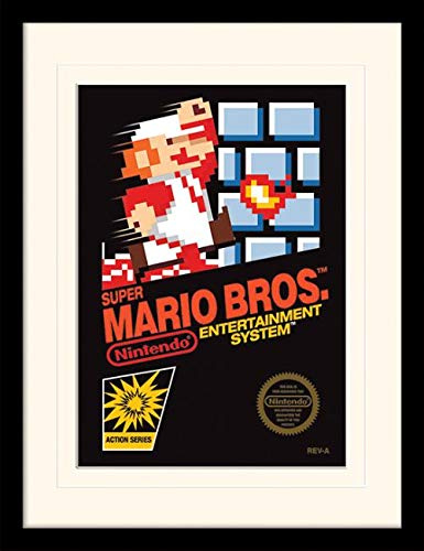 Nintendo Gerahmtes Bild + Passepartout, 30 x 40 x 1,5 cm