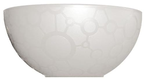 GIOSTYLE Saladier Forme | Blanc | Large D 29 cm | Fabriqué en Italie | Plastique 100% Recyclable
