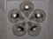 Jingle Bells Lauscha Christbaumkugel 6cm Wanda Silber
