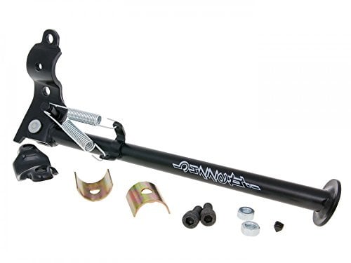 Seitenständer Buzzetti universal 26/32mm Länge 290mm | Seitenständer aus Stahl, schwarz, 26/32mm Aufnahme, ca. 290mm; kompatibel mit Rollern, Mofas, Mopeds, inkl