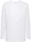 Fruit of the Loom Childrens Valueweight Long Sleeve T-Shirt Colours. - White - 104 cm