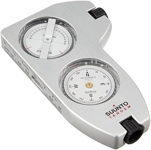 Suunto Kompass/Klinometer Tandem/360PC/360R, Globale Ausrichtung, SS020420000, Weiß