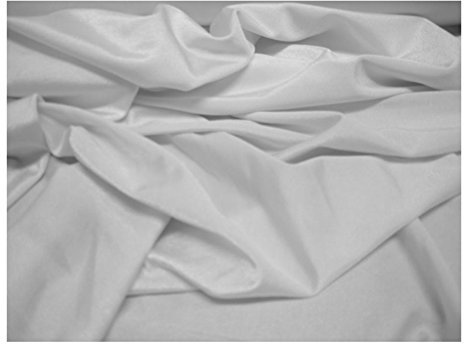 FABRICS-CITY METERWARE WEIß HOCH ELASTISCHER LYCRASTOFF BADEANZUGSTOFF FUNKTIONSSTOFF BADESTOFF JERSEYSTRETCH FÜR SWIMWEAR KLEID SHIRT ROCK SPANDEX JERSEY BIKINI STOFF TANZSTOFF STRETCH, 2473