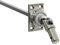 DIWARO.® | Rolladen Gelenklager G050, 45 Grad Umlenkung, Grundplatte 27 x 45 mm mit 4 Befestigungslöcher, Kurbelzapfen Anschluss 11,9 mm, Antrieb zum Rolladengetriebe 6 mm Vierkant.