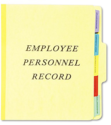 Pendaflex SER1YEL Personnel Folders, 1/3 Cut Top Tab, Letter, Yellow (SER-1-YEL)