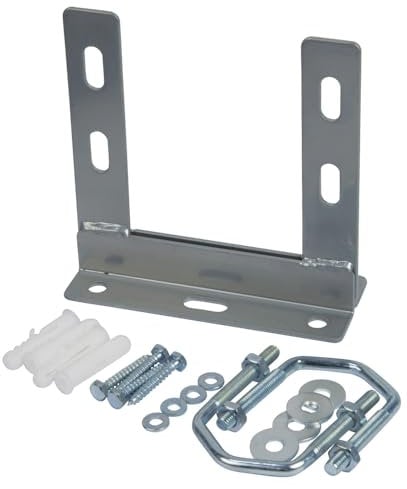 SLx TV Aerial Wall Mount Bracket 6 x 6 With Fixing Kit, 152mm Stand-Off for 25mm-40mm Masts