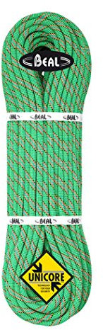 Beal Unisex – Erwachsene Tiger Kletterseil, grün-grün, 10 mm x 70 m