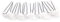 10tlg. Braut - Haarschmuck Set - Brauthaarschmuck | Set-2-S - Weiss