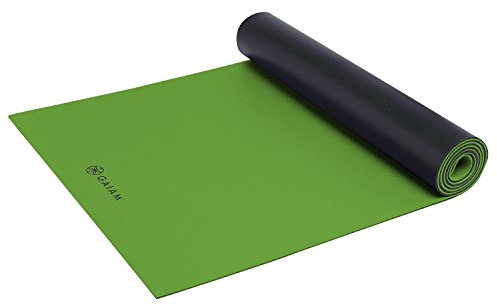 Gaiam Athletic Yoga Series duraMAT Xtra-Large Mat, Green, 5mm