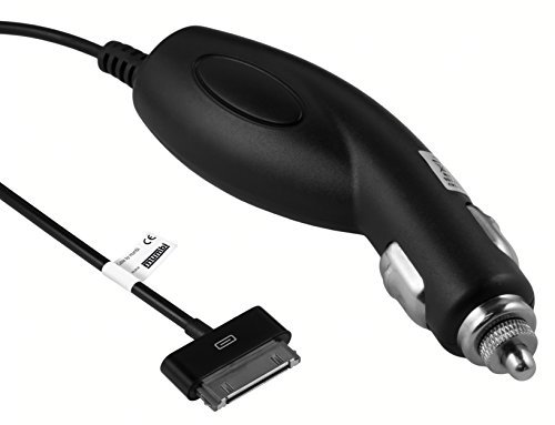 mumbi 08950 - KFZ Ladekabel, kompatibel mit iPhone 4, kann mit Bumper genutzt Werden