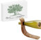 Figura Santa - Weinhalter LaOla - Flaschenhater sanft geschwungener Bogen aus feinstem Olivenholz Größe 24 x 8 cm Guter Wein - stilvoll serviert